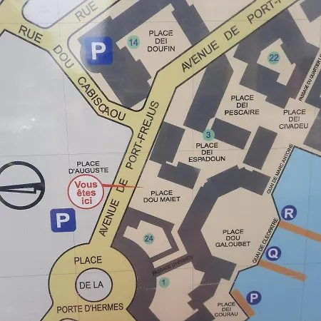 Appartamento Coeur Marina Climatise Terrasse Parking Fréjus Esterno foto